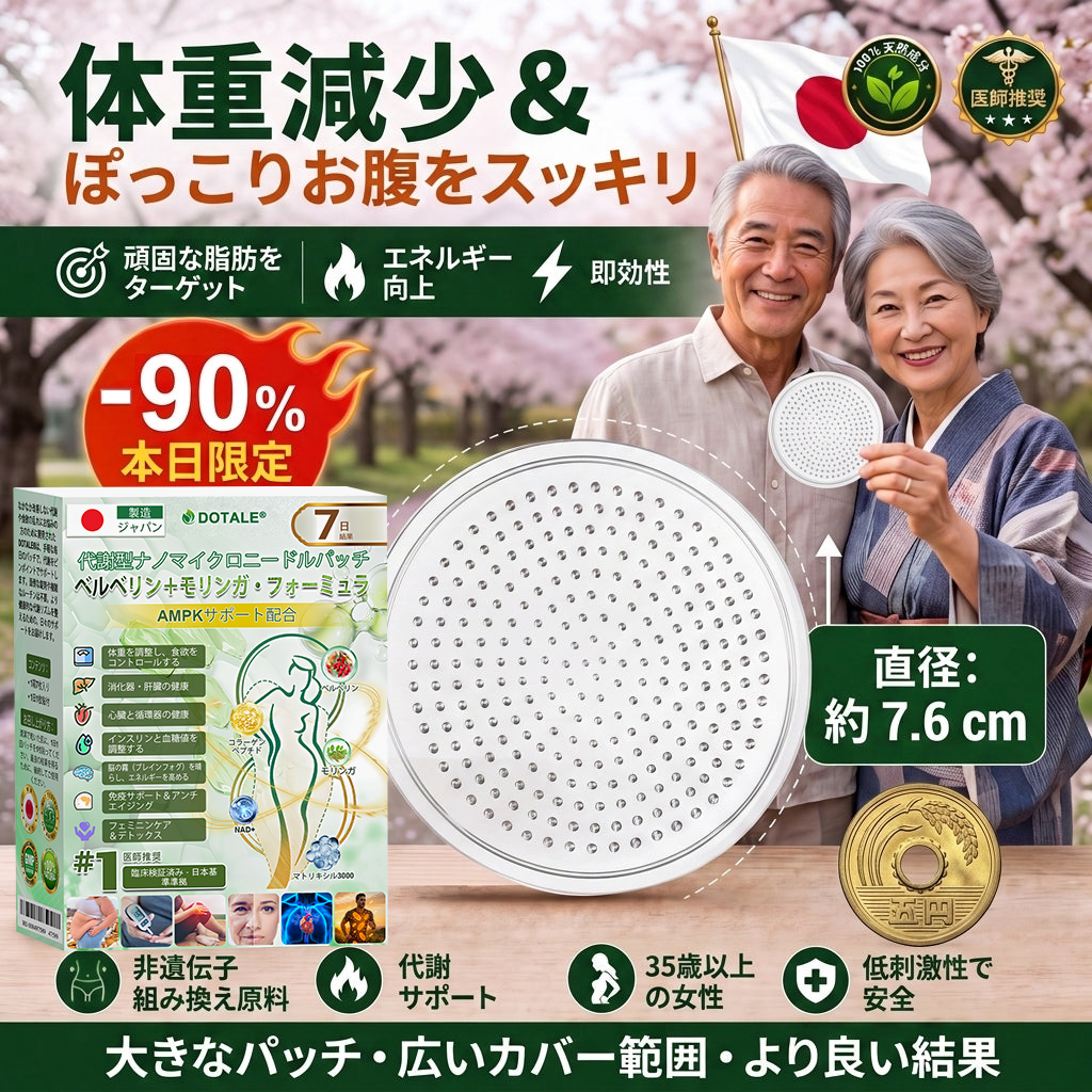 内臓脂肪対策サポート 👨‍⚕️👩‍⚕️DOTALE®＆NAD+ 8-in-1 ナノ強化フォーミュラ — 肥満、肌のたるみ、糖尿病、睡眠時無呼吸症候群、関節の悩み、その他健康上の懸念にアプローチ🛍️