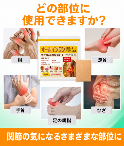 DR.HONOR® オールインワン 関節・骨リカバリーパッチ（シニア向け）